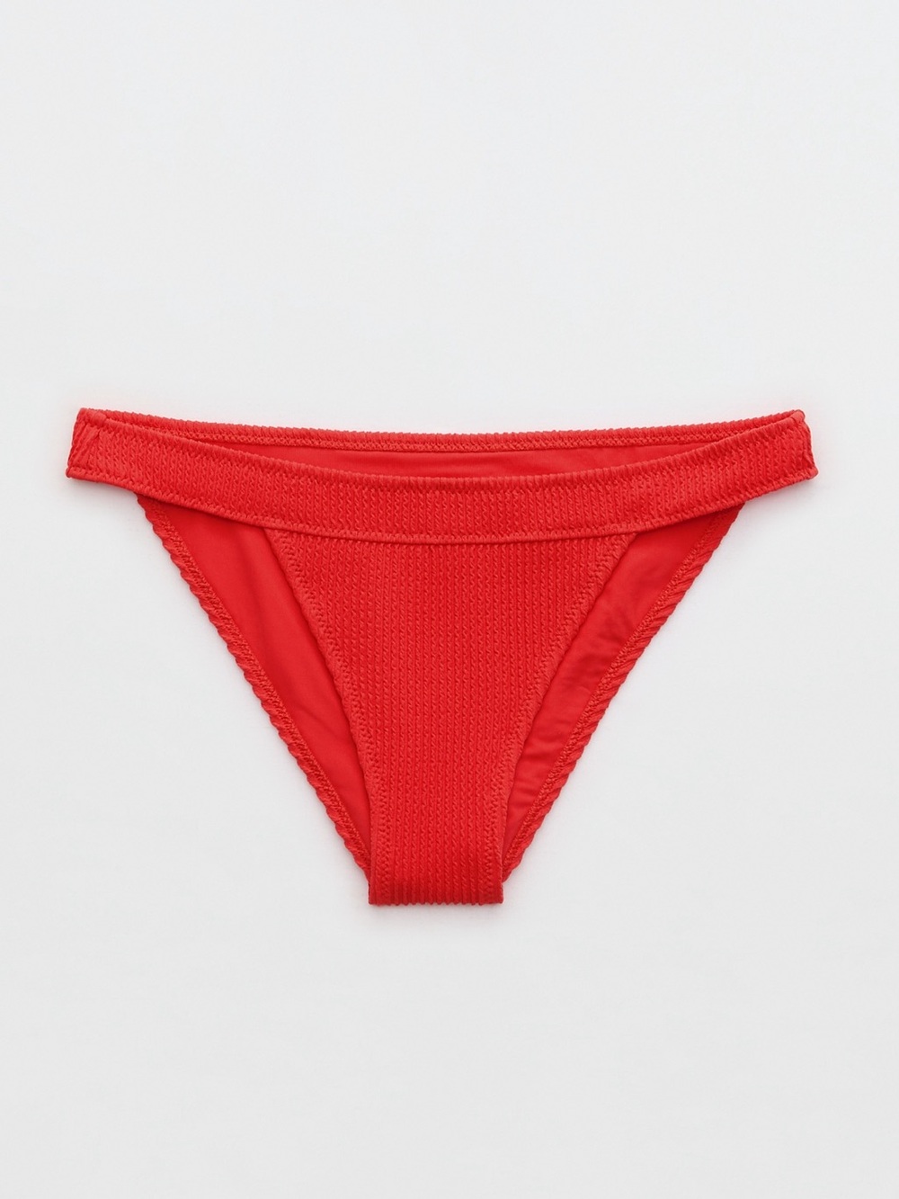 Aerie Crinkle Banded Cheeky Bikini Bottom